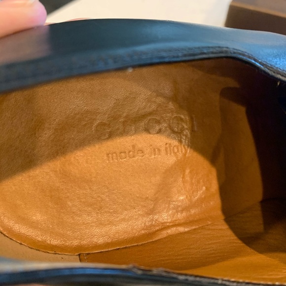 Gucci wiblendon/ florence calf in Nero size 10 - Picture 2 of 5